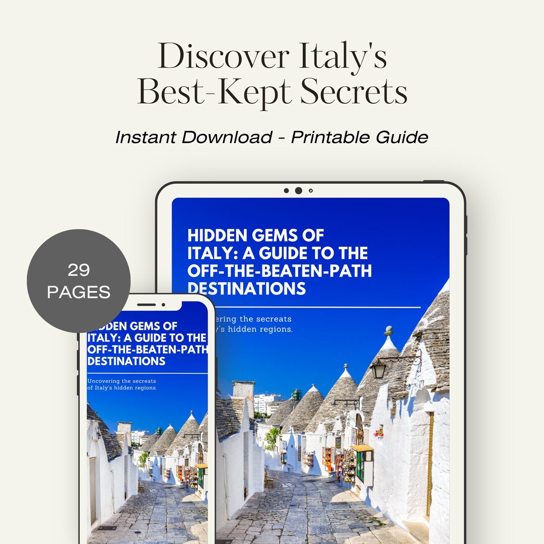 Italy Travel Guide, Off-the-beaten-path Destinations in Italy, Hidden