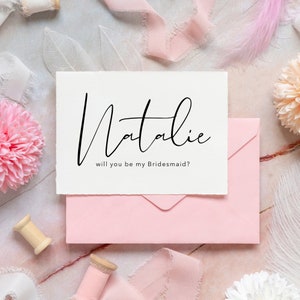 Trauzeugin Vorschlag Karte, minimalistische Brautjungfer Vorschlag Karte, Willst du meine Brautjungfer Karte sein, bearbeitbare druckbare Hochzeit Party Karte