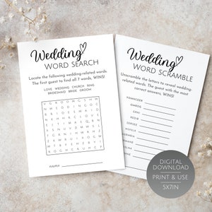 Fun Bridal Shower Games, Editable Bridal Shower Game Templates, Wedding Shower Activities, Bridal Shower Party Game, Printable Bridal Games