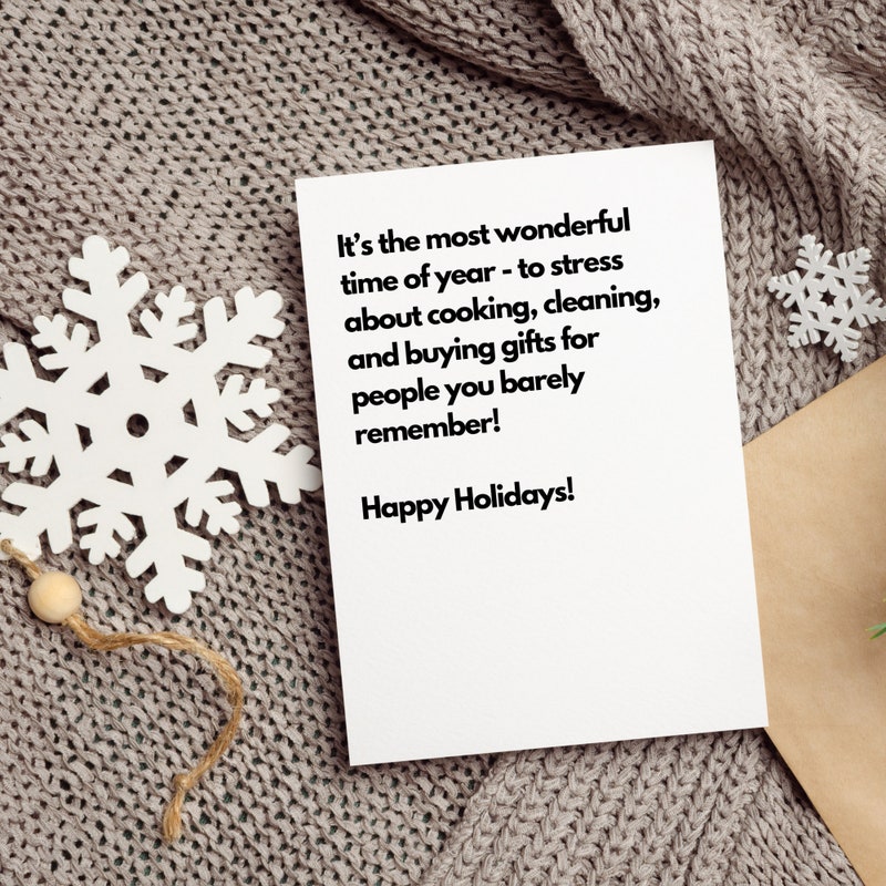 Christmas Card Funny - Etsy