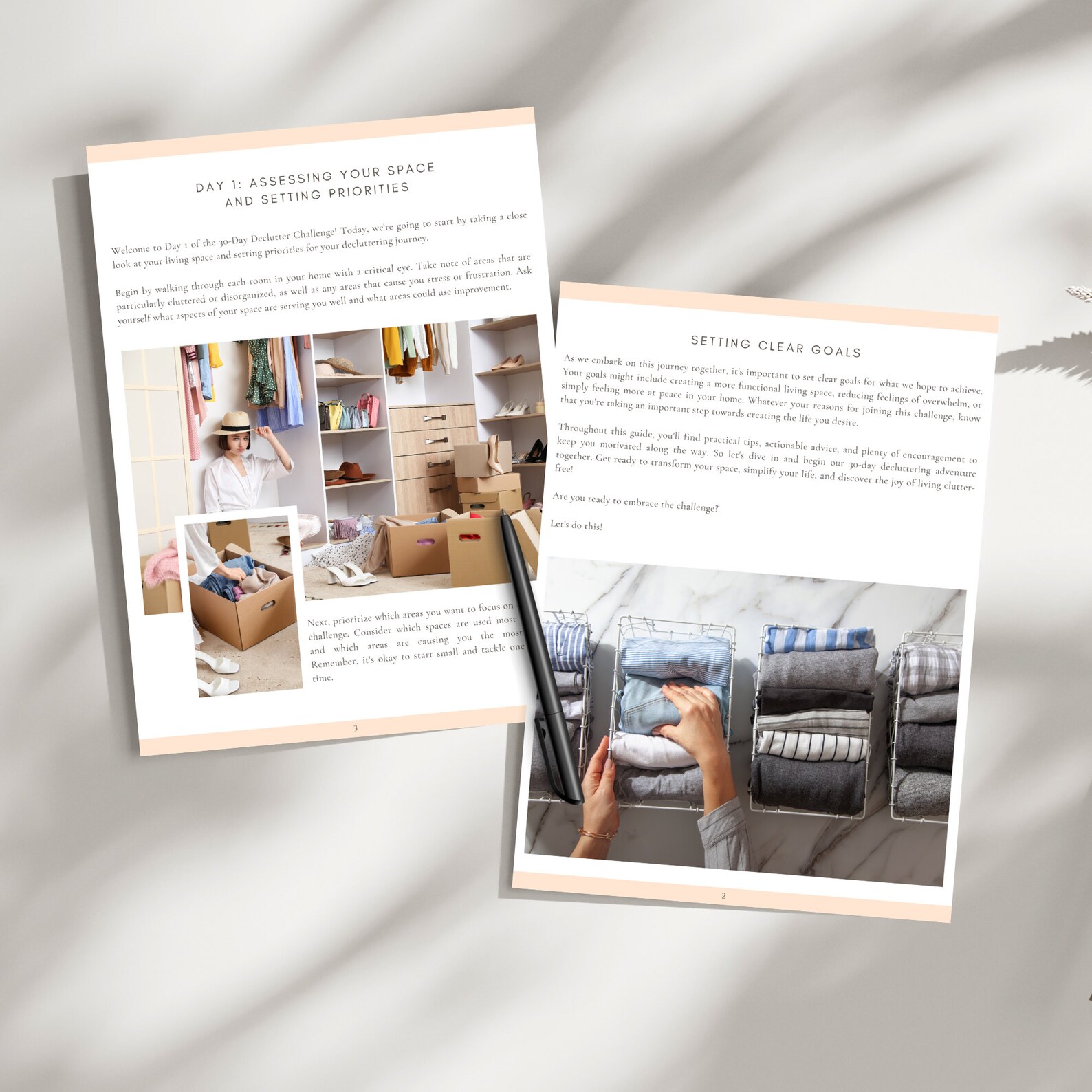 30-day Declutter Challenge, Home Organization Guide, Printable PDF Home ...
