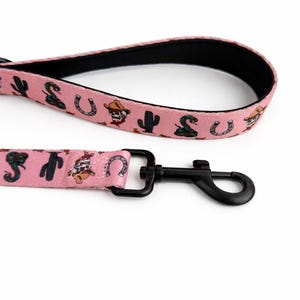 Western Traditional Tattoo Pink Tuff Bones Pet Supply Dog Leash