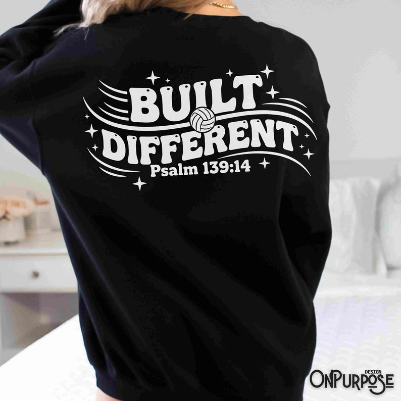 Women's Grey T-Shirt with 'Built Different' Psalm 139:14 Graphic, Casual Christian Tee