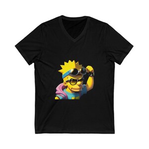 V neck Bart shirt