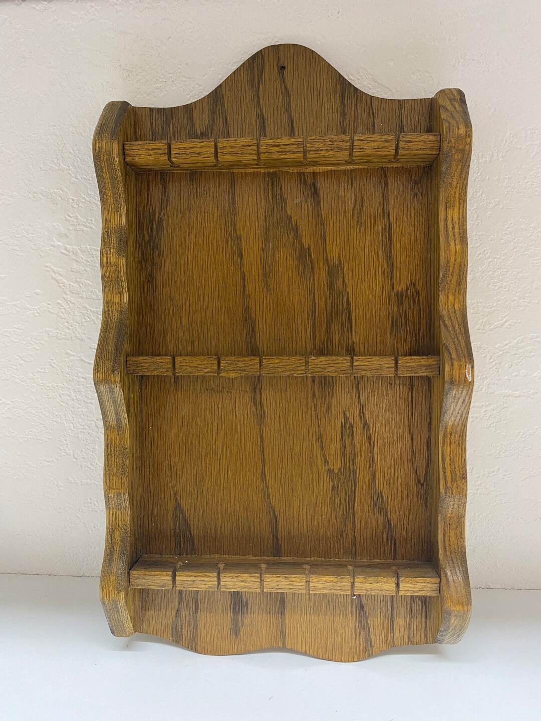 Vintage Oak Spoon Rack - Etsy