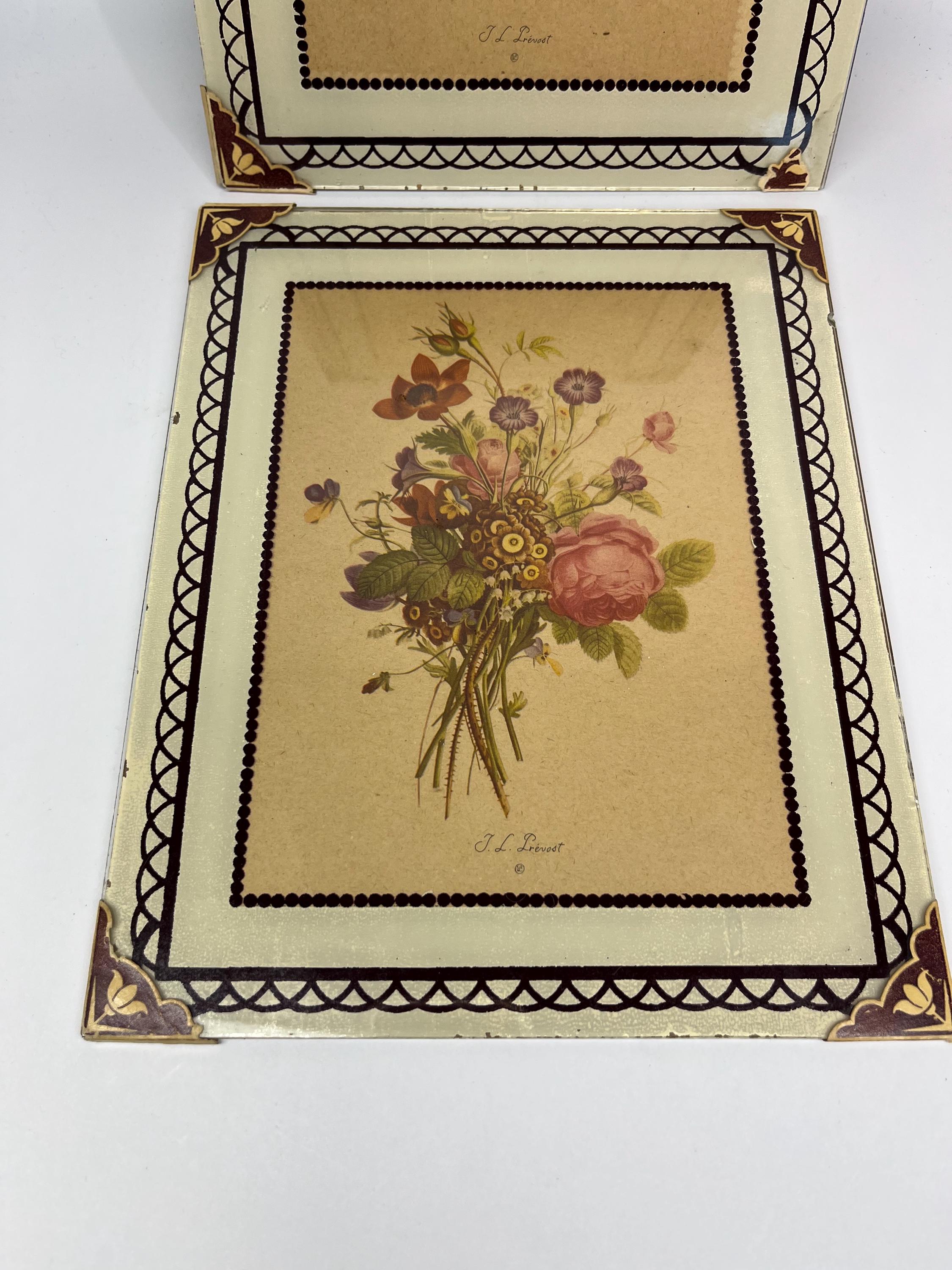 Vintage Floral Boquet Prints - Jean Louis Prevost - Ornate - Sepia - Etsy