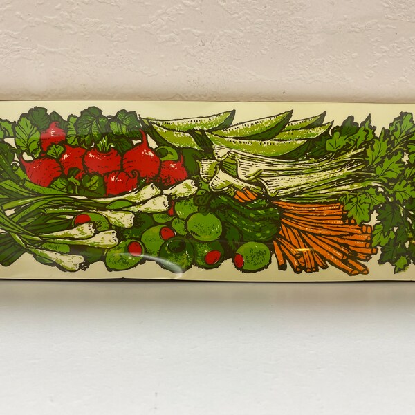 Mid Century STOTTER SETTINGS Vegetable Melamine Serving Tray