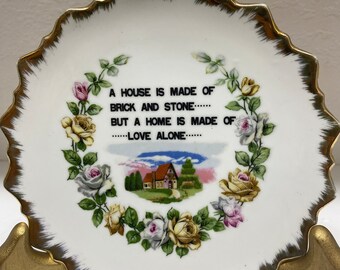 A Home is Made of Love Alone Decorative Plate