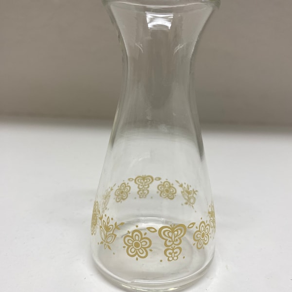 Pyrex Butterfly Gold Salt/Pepper Shaker GLASS Replacement