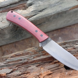 Custom Nessmuk Knife, D2 Tool Steel Birthday Anniversary Gift Groomsman Gift for Men Boyfriend Gift for Love Christmas Gift Outdoor