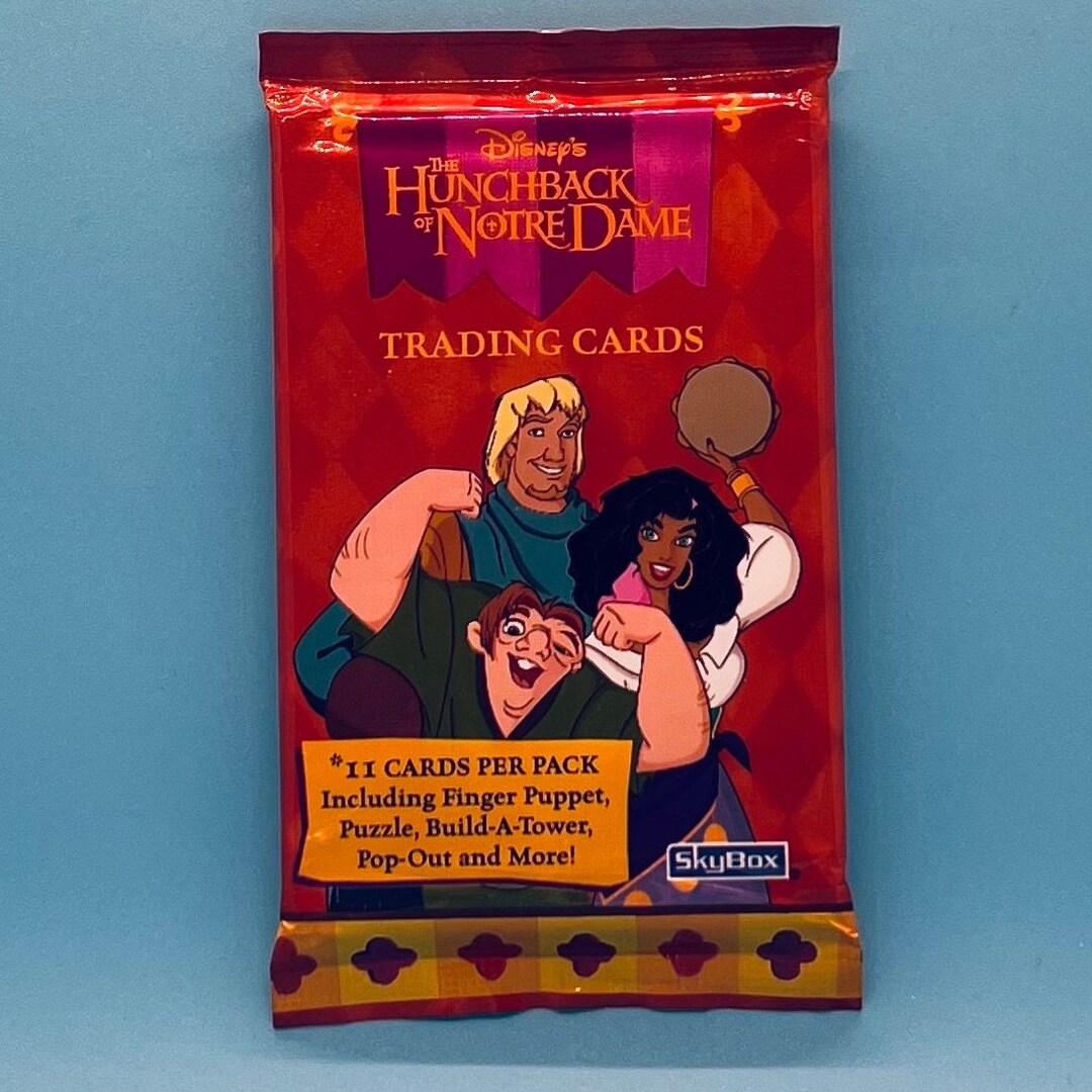 Hunchback of Notre Dame Trading Card Pack Disney Skybox 1996 Etsy