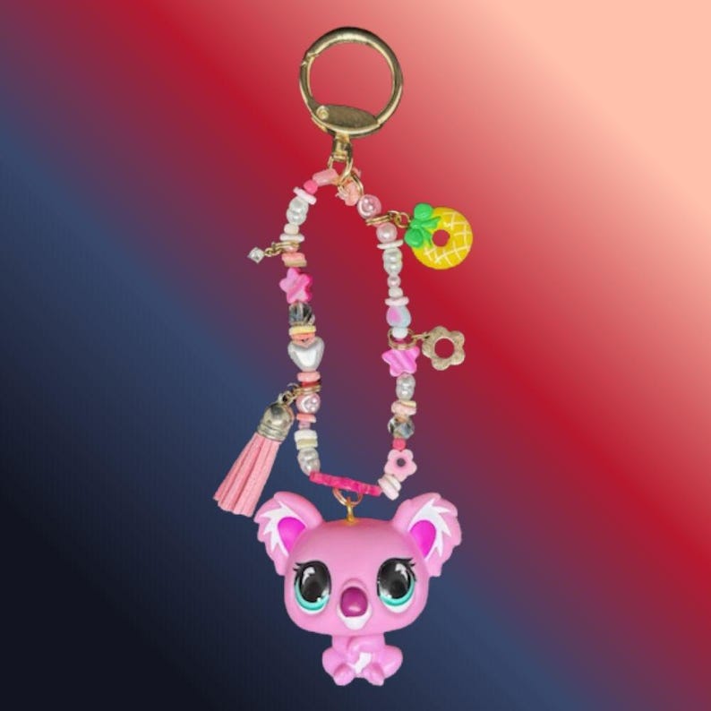 Littlest Pet Shop LPS Custom Keychain Bag Tag Bag Charms - Etsy
