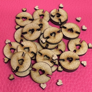 Removable Wooden Pom-Pom Buttons for Faux Fur Pom-Poms on Handmade Beanies, Remove Before Washing Pom-Pom Warning Tag, Faux Fur Pom Button
