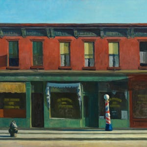 エドワード ホッパー アートポスター 日曜日の早朝 Edward Hopper エドワード ホッパー アートポスター 日曜日の早朝 Edward