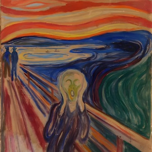 Edvard Munch The Scream, Oil Painting Reproduction, canvas wall art, home decor wall art, famous painting, painting canvas, oil on canvas