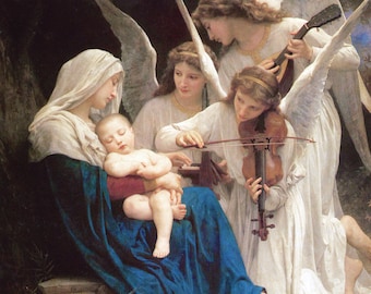 額絵 ウィリアム・アドルフ・ブグロー 壁掛け 絵画 アート 天使 エンジェル Amazon.co.jp: ポスター ウィリアム アドルフ ブグロー (天使の