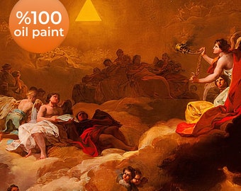 Francisco Goya Adoration of the Name of God, Oil Painting Reproduction, oil painting on canvas, home decor wall art, oil painting on canvas