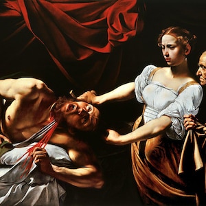 Caravaggio Judith Beheading Holofernes, Oil Painting Reproduction, Original Framed Oil Painting, oil painting on canvas, canvas wall art