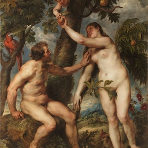 Peter Paul Rubens The Fall of Man, Oil Painting Reproduction, framed painting, oil painting on canvas, home decor wall art