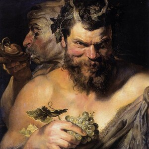 Peter Paul Rubens Two Satyrs, Oil Painting Reproduction, framed painting, oil painting on canvas, Home decor wall art