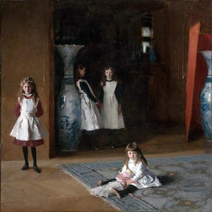 John Singer SargentThe Daughters of Edward Darley Boit, Oil Painting Reproduction, Framed Painting, oil painting on canvas, home decor