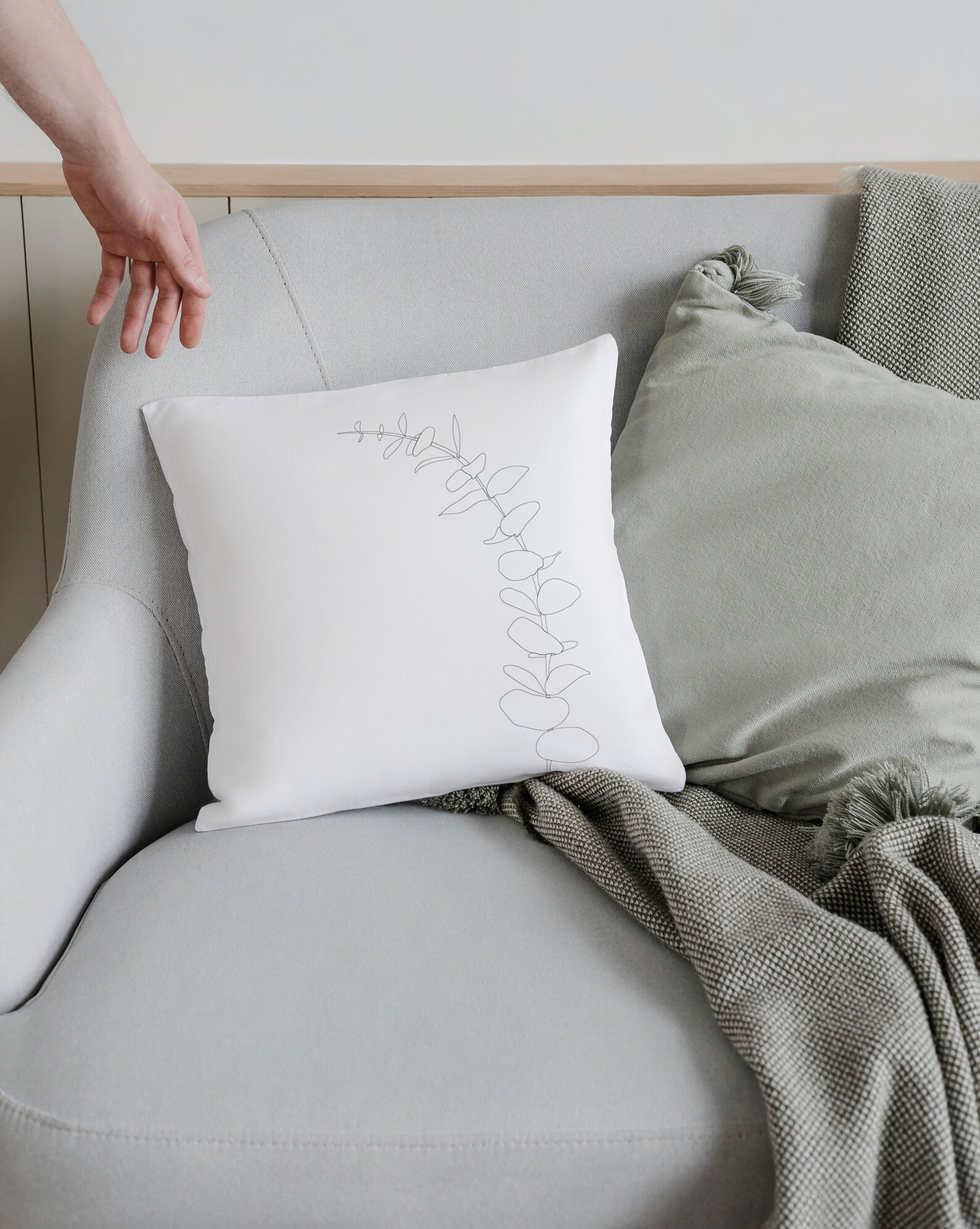 Eucalyptus - Minimalist PNG, Solid and Outline Transparent Digital