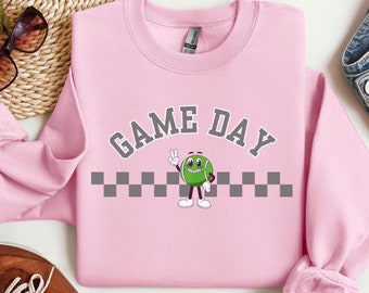 Tennis game day shirt, Gift for tennis lover, Sports fan sweatshirt, Retro tennis top, Tennis tshirt, Tennis mom, Gift for tenis coach