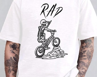 Rad BMX T-shirt, Old School bmx shirt retro bmx T-shirt, bmx shirt, bmx sweatshirt, jaren 80 bmx shirt, bmx raceshirt, freestyle bmx shirt