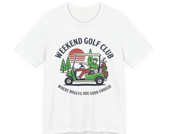 Weekend Golf Club Tee | retro golf, bogey humor