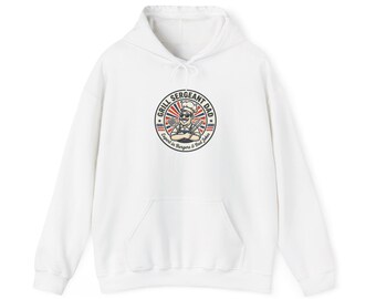 Grill Sergeant Dad Hoodie | Father’s Day, Retro Fishing & BBQ