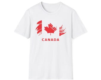 Canadian Maple Leaf Graphic T-Shirt | Canada Flag Tee