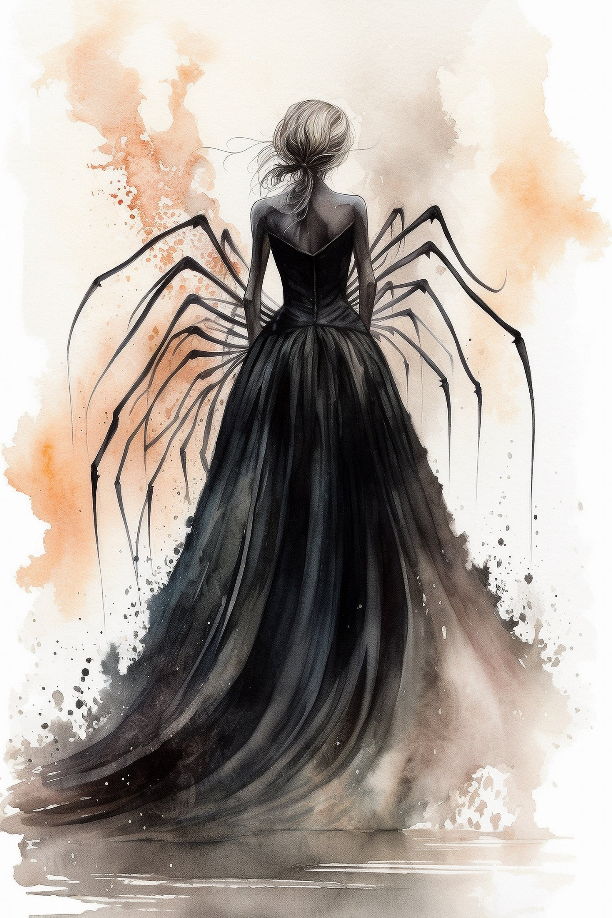 Gothic Art Spider Art Dark Fantasy Gothic Wall Art Dark - Etsy