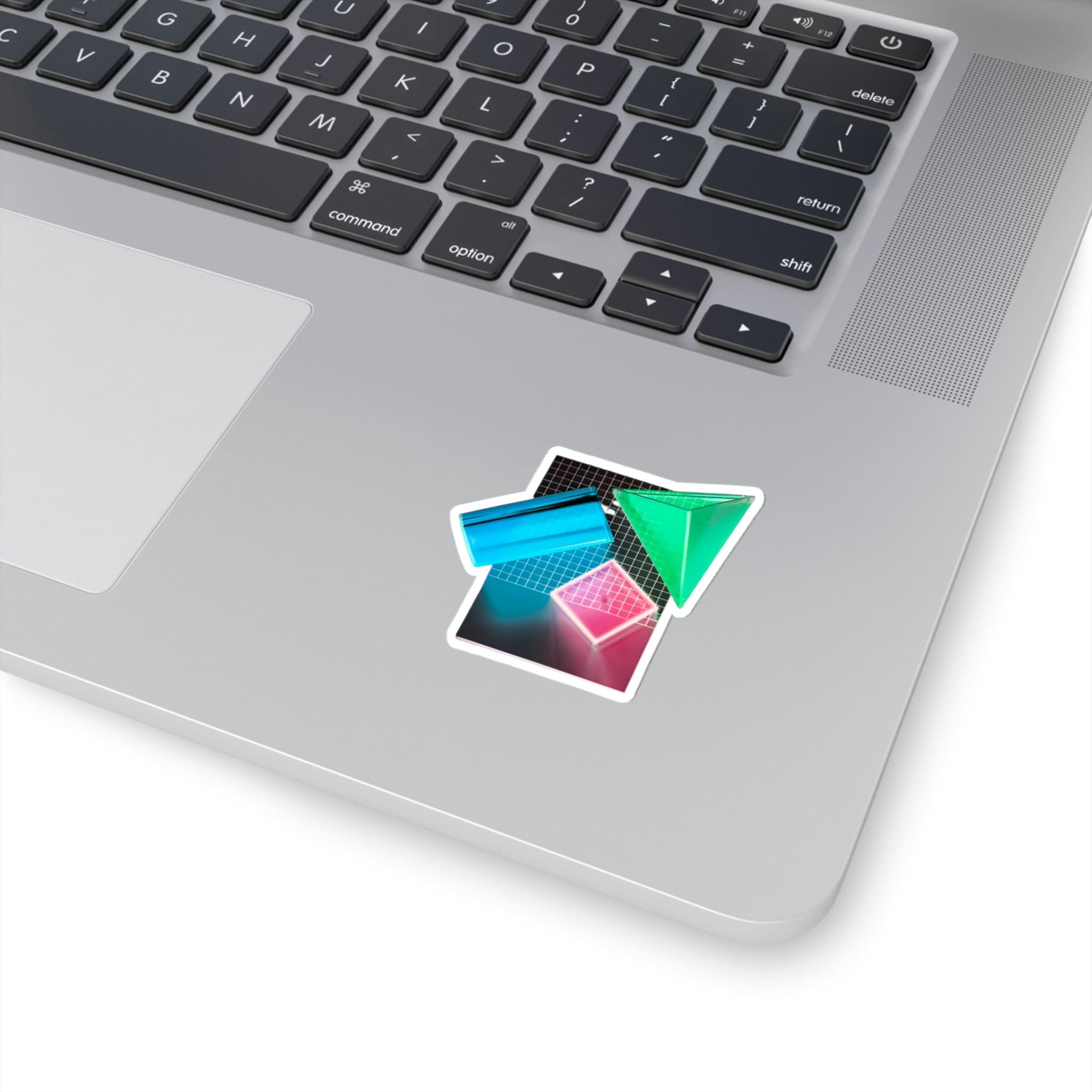 Aesthetic Cyberpunk Retro Vaporwave Synthwave Sticker, Geometrical ...