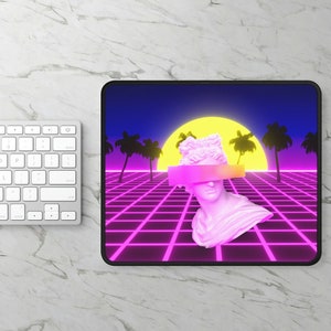 Retro Steampunk Synthwave CyberPunk Computer Laptop Desktop Gamer Maus Pad Büro Wohnkultur