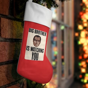 Big Brother Is Watching You George Orwell 1984 Overheidstoezicht op tirannie Kerstsok