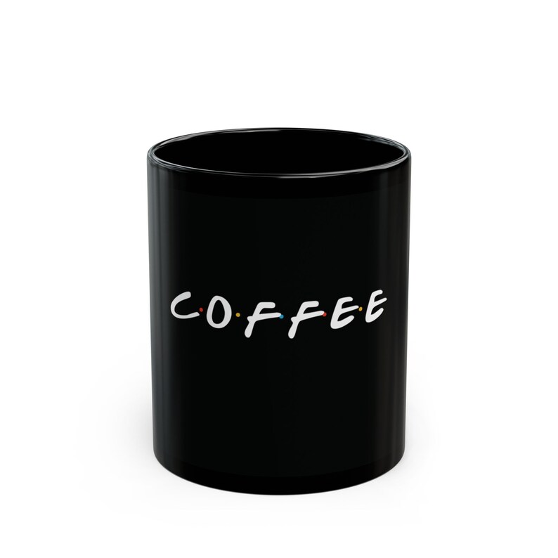 Coffee Pop Culture Meme zwarte keramische koffiemok van 11 oz afbeelding 1