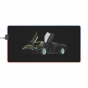 Tappetino per mouse da gioco LED Lambo Diablo Fancy Lamborghini