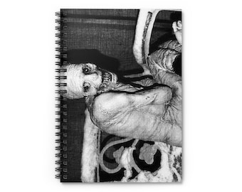 Russian Sleep Experiment Insomnia Insomniac Study Creepypasta Morbid Curiosity Diary Notebook, Study Notebook, Ruled Line