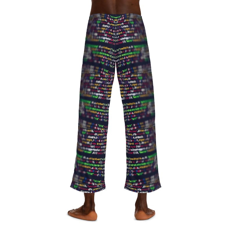 Coder Programmer Tech AI Computer Science Men's Pajama Pants image 4