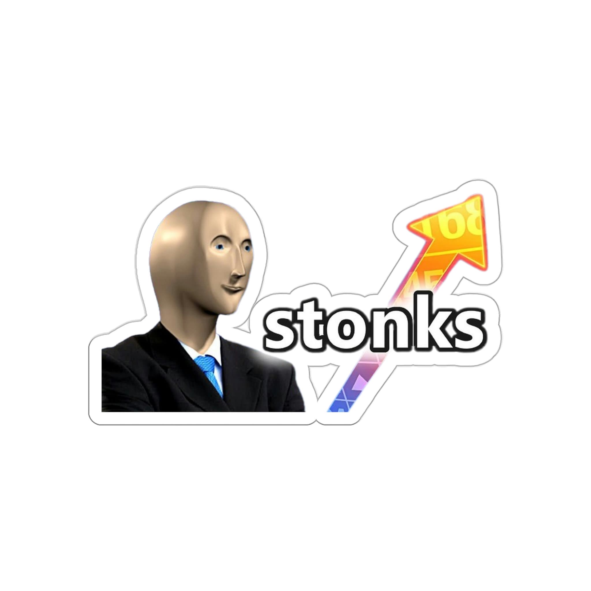 Stonks Guy Dank Meme Funny Stock Broker Stonks Guy Dank Meme Greeting Card  by Roderj Iasmi