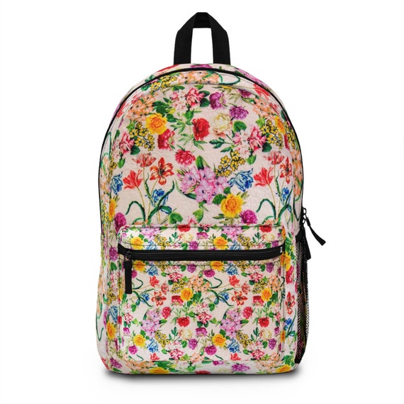 Beautiful Flower Floral Botany Plants Pattern Boho Chic Backpack