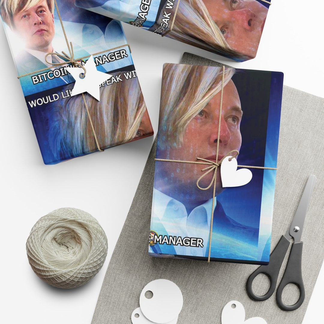 Elon Karen Musk Bitcoin Manager Twitter X Divertido Crypto Investor Meme  Papel de regalo de cumpleaños de Navidad - Etsy España