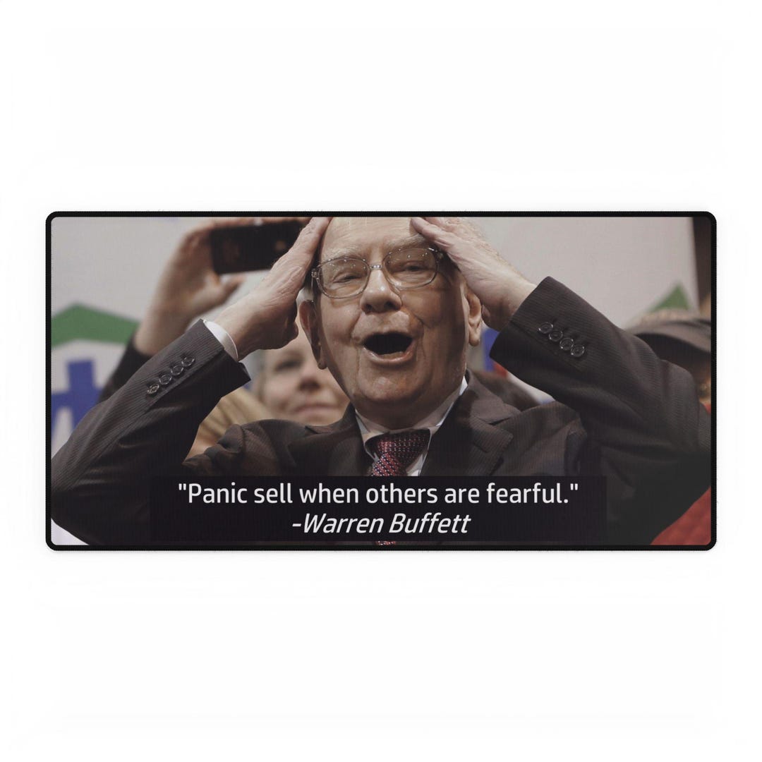 Warren Buffett Mouse Pad: Crypto, Stocks, Stonks Investor Gift - Etsy Israel