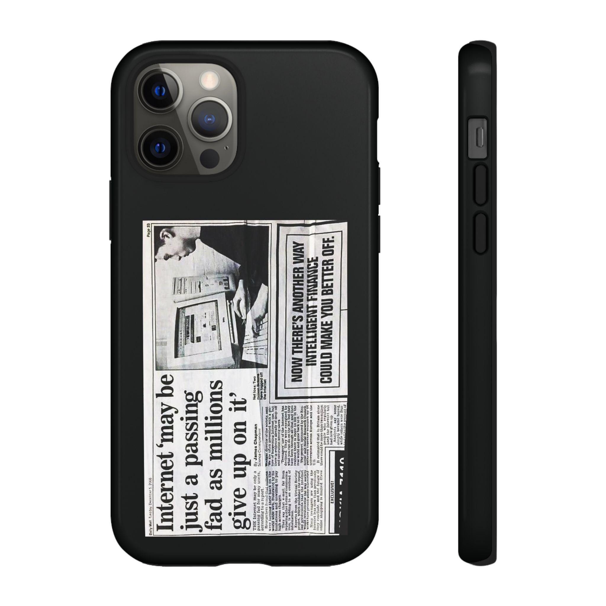Phone Case Epaper Internet is A Fad Newspaper Article Computer Science Technology Phone ...
