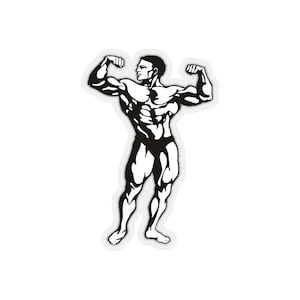 Bodybuilding Fitness Weightlifting Crossfit Sticker, Strongman Gym Sticker