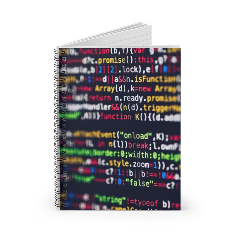 Coder Programmer Developer Tech AI Computer Science Diary Journal Study Notebook, Ruled Line image 2