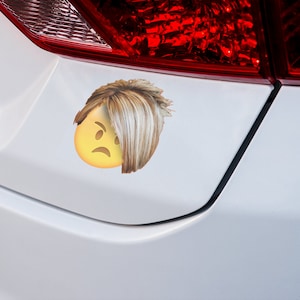 Funny Angry Karen Emoji Meme Speak To Your Manager Sticker, Laptop Sticker, Water Bottle Sticker