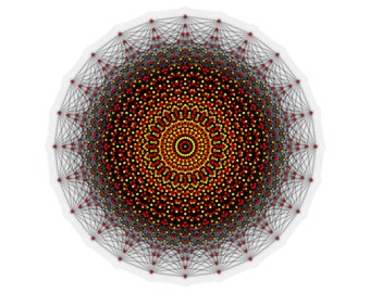 Fibonacci-Reihenfolge Blume des Lebens Heilige Geometrie Mandala-Muster Trippy Wasserflasche Auto Laptop Helm Gitarre Taschenaufkleber