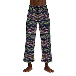 Coder Programmer Tech AI Computer Science Men's Pajama Pants image 3