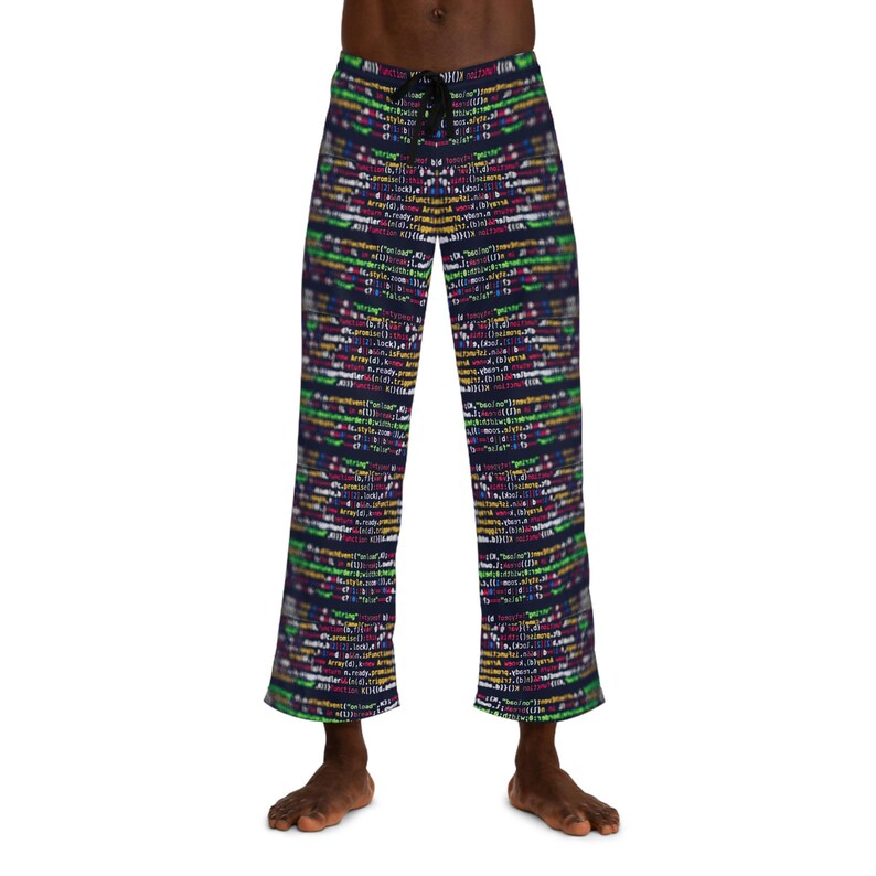 Coder Programmer Tech AI Computer Science Men's Pajama Pants image 3